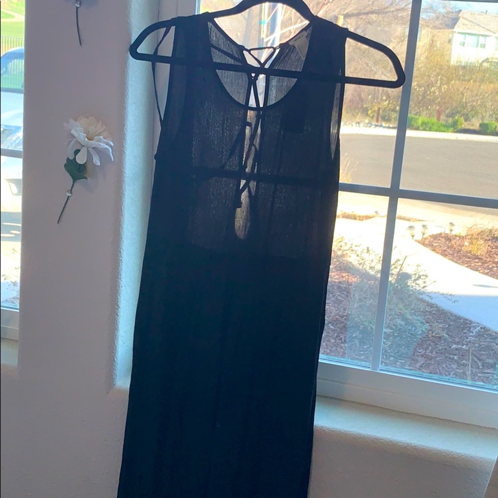 Brand new long black dress